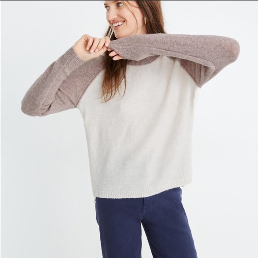 Madewell Colorblock Allister Pullover Sweater